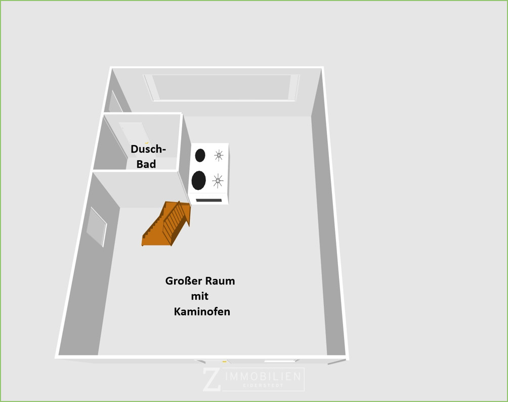 lightbox Anbau Obergeschoss - Achtung - KEIN Maßstab, dient nur zur Orientierung
