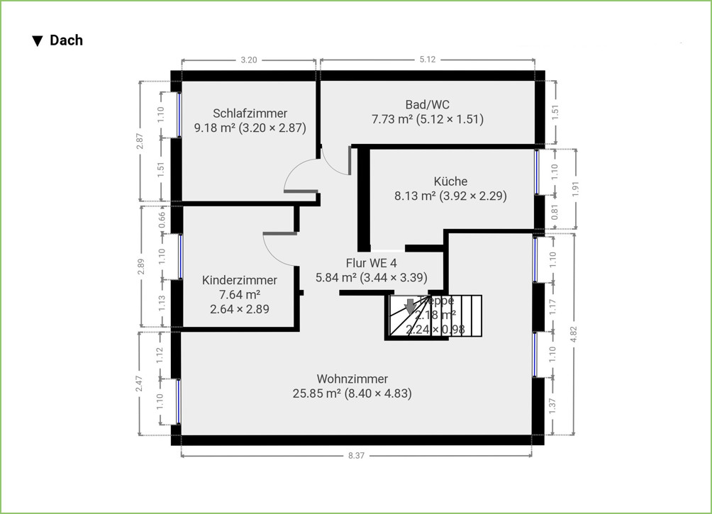 lightbox Dachgeschoss