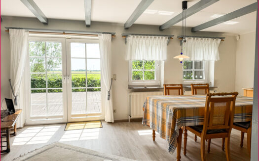 Panoramablick über die Felder Eiderstedts