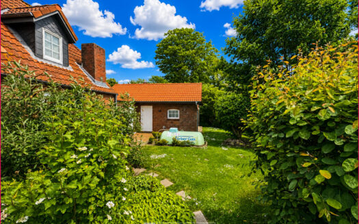 Panoramablick über die Felder Eiderstedts
